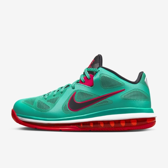 Nike Lebron 9 Low Reverse Liverpool Men's Green Sneakers New Size 7 - Picture 4 of 11